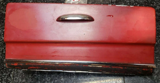 Mercedes 190SL glovebox door handle pull hardware red OEM w121 1955-56 complete