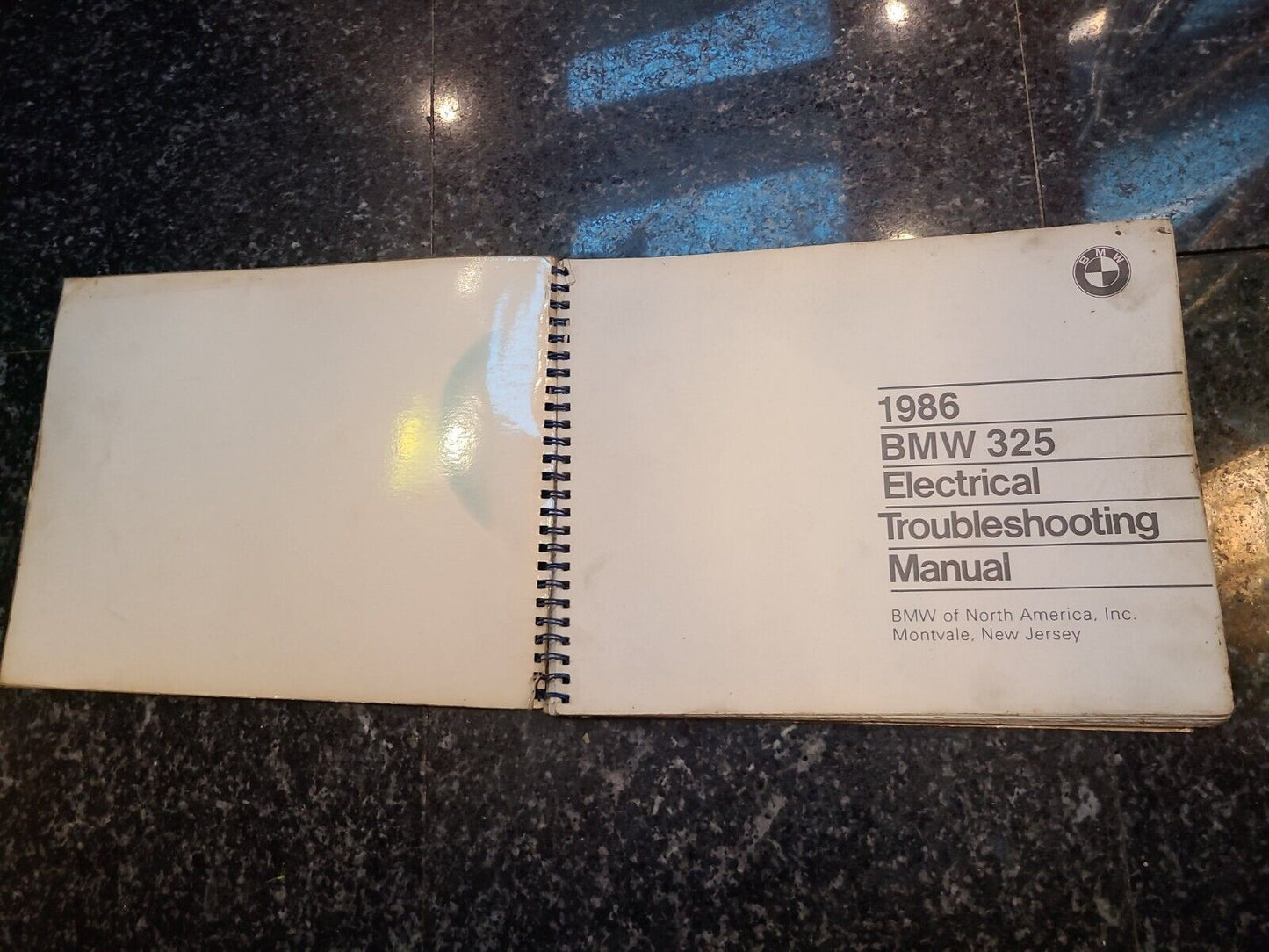 1986 BMW 325e Electrical Troubleshooting Manual factory dealership oem
