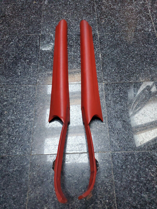 Mercedes 560SL A Pillar Trim cover left and right 450SL 380SL R107 RED good