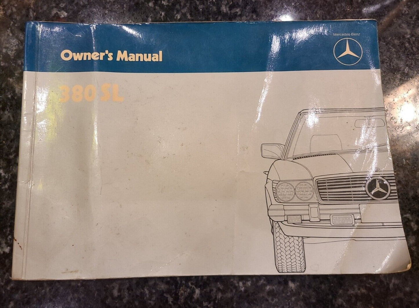 1985 Mercedes Benz 380SL Owner's Manual User Guide Convertible 1075840897 OEM