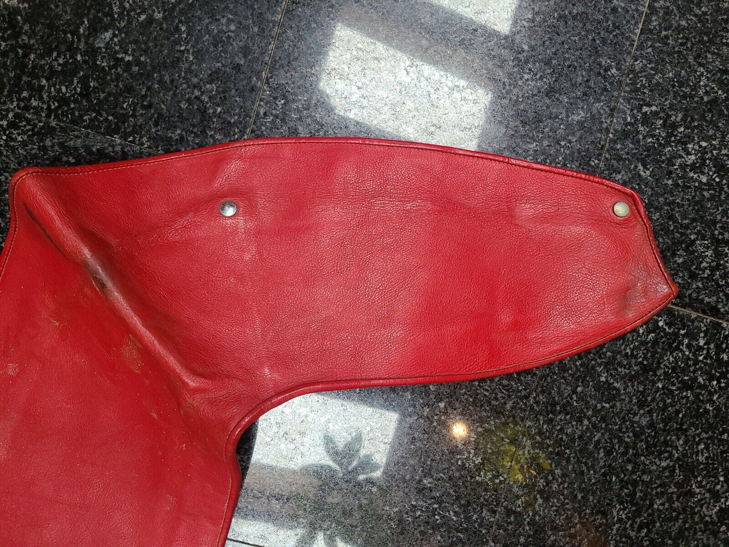 Mercedes 190SL boot cover original oem red leather 1954-63 factory w121 used dry