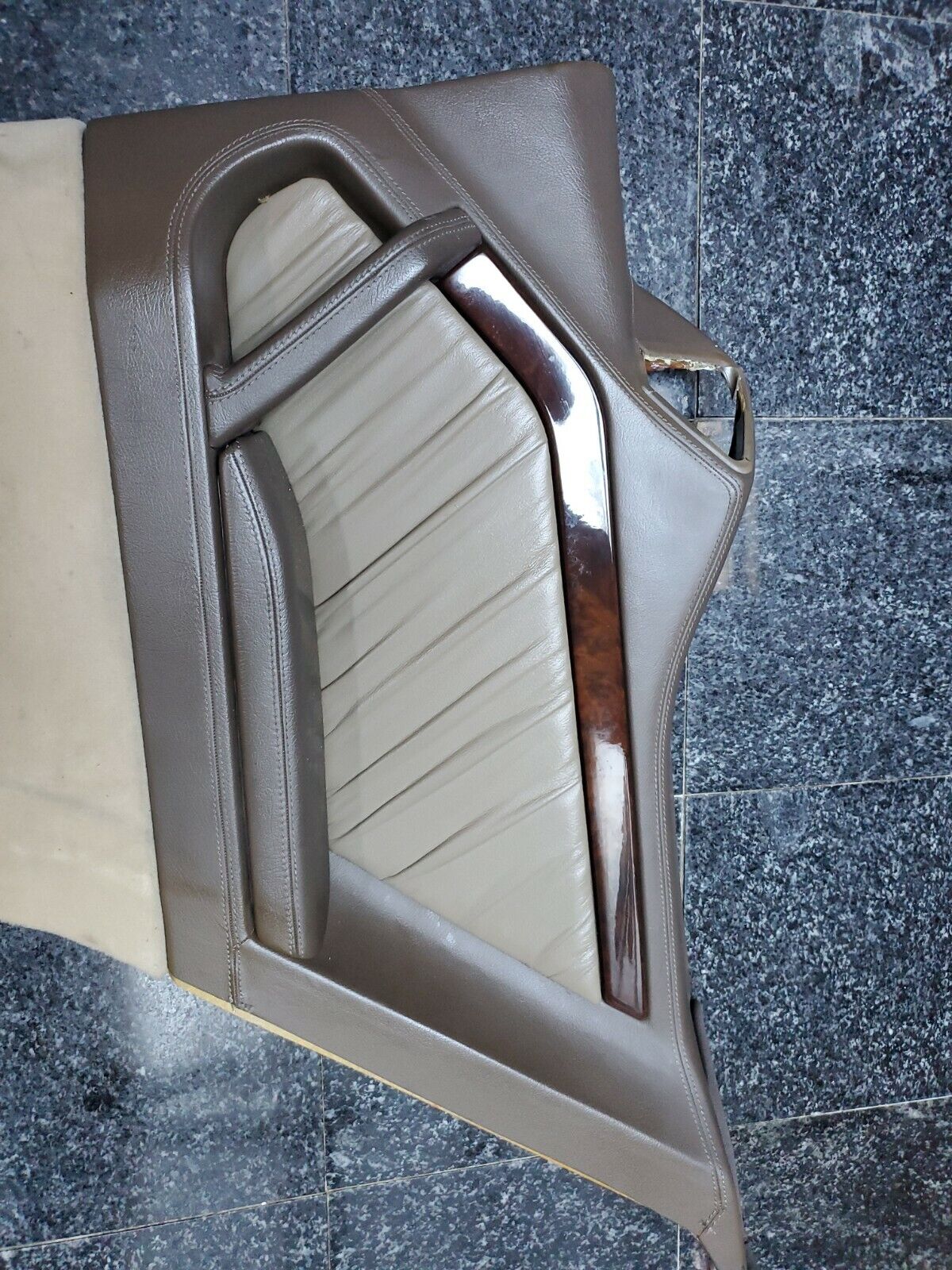 Mercedes S600 Coupe rear door panel covers Tan right passenger CL600 C140 CL500