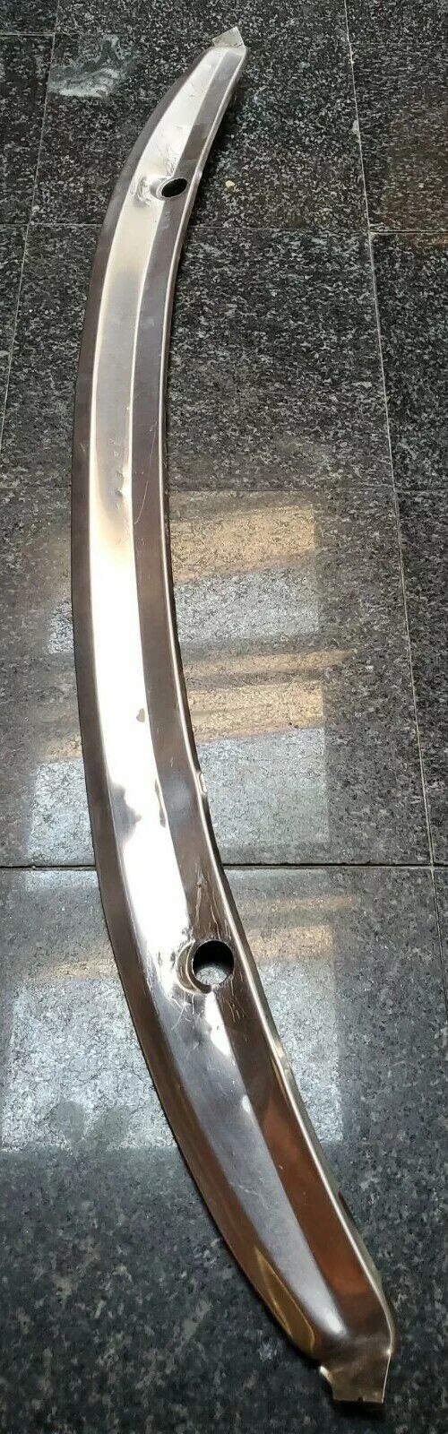 Mercedes 560SL upper windshield trim soft top seal stainless OE R107 380SL 450SL