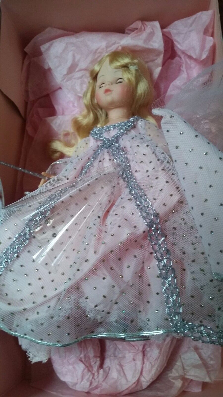 Madame Alexander Fairy Godmother Doll 17" In original paper box with packing