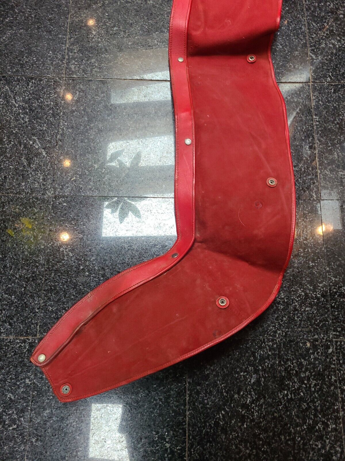 Mercedes 190SL boot cover original oem red leather 1954-63 factory w121 used dry
