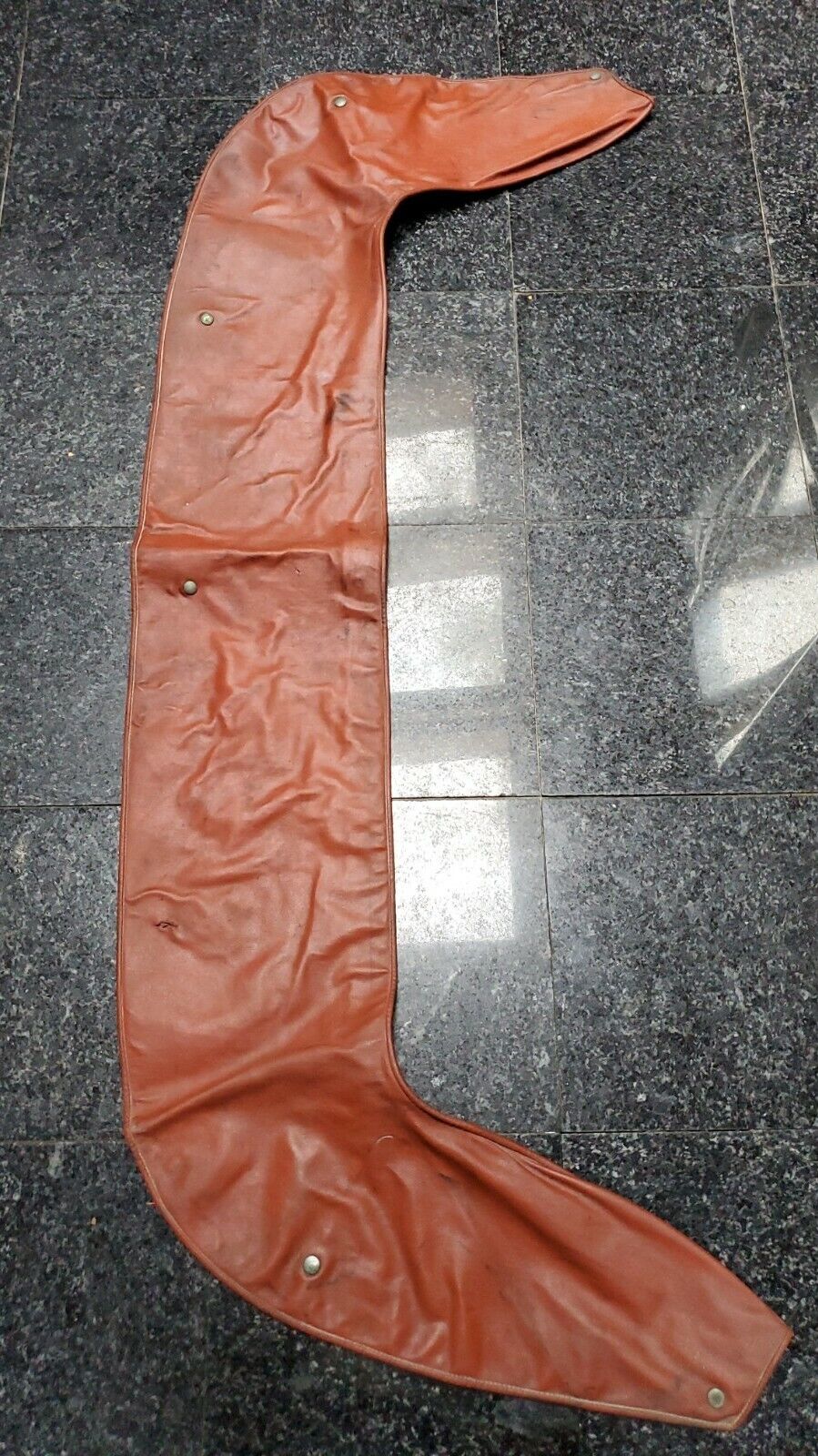 Mercedes 190SL boot cover original oem red leather 1954-63 factory w121 used