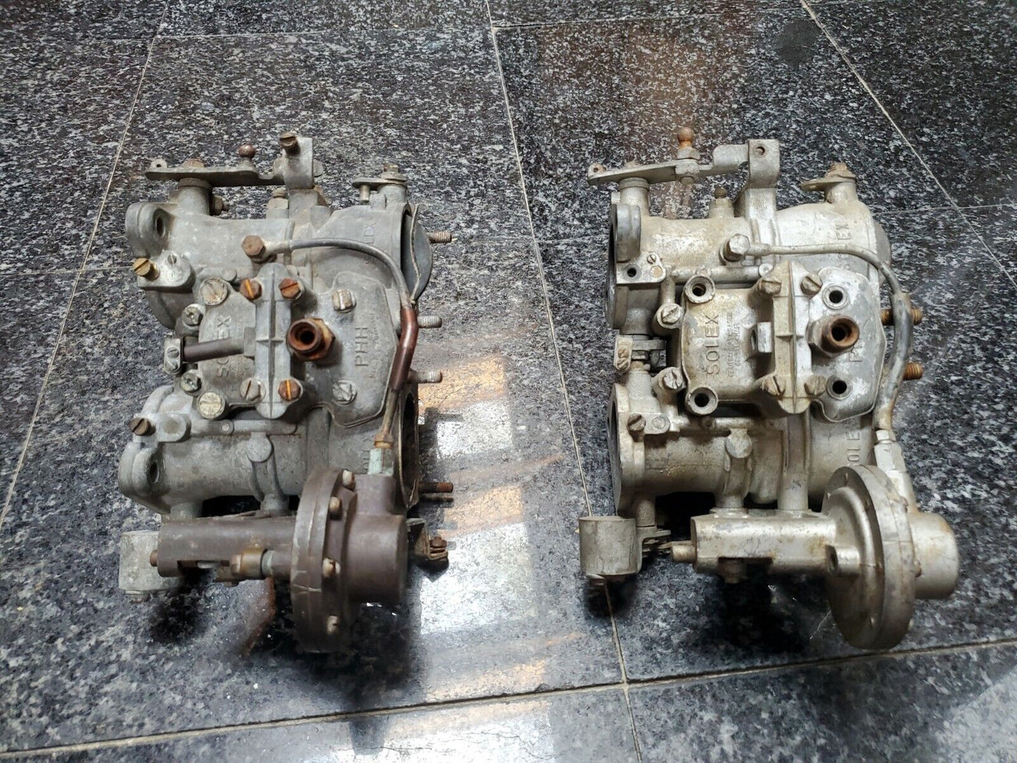 Mercedes 190SL Solex Carburetor PHH 44 OEM original W121 matched pair 2 Original