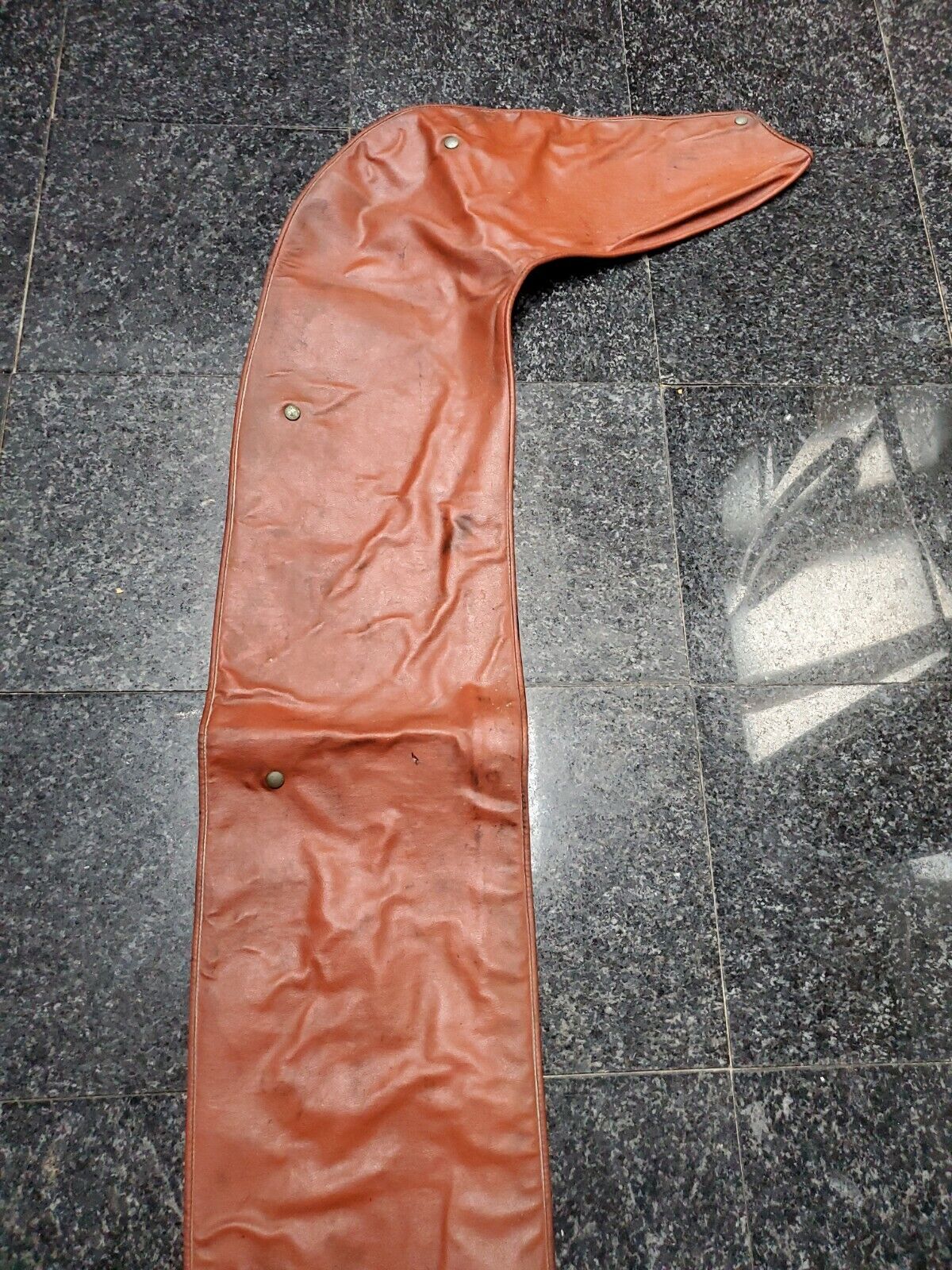 Mercedes 190SL boot cover original oem red leather 1954-63 factory w121 used