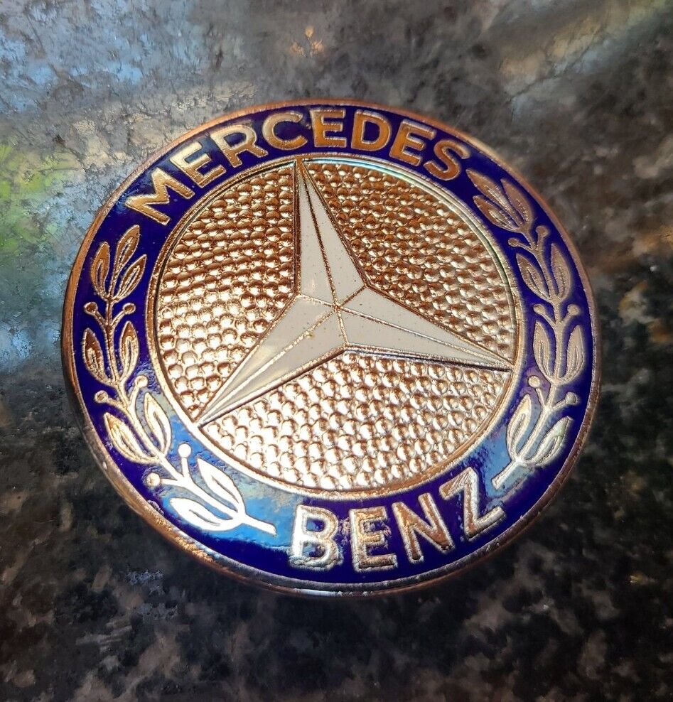 Mercedes hood emblem badge 230SL 250SL 280SL 1138170016 OEM W113 new nos pagoda