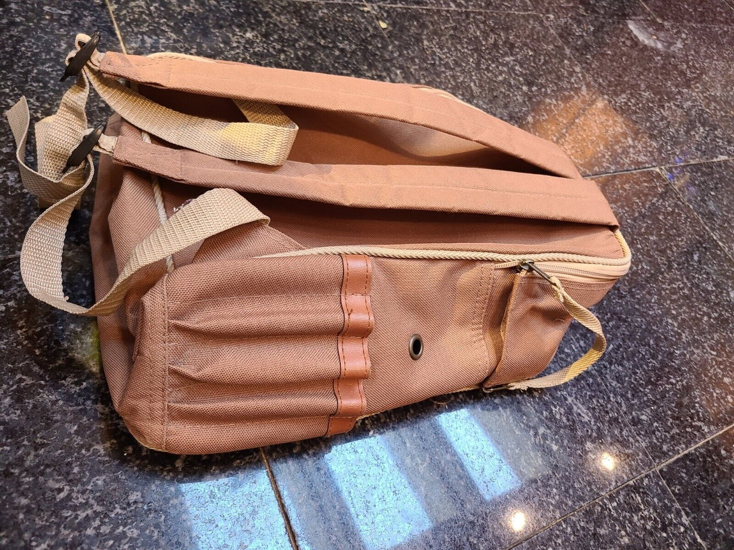 Rare CLEAN Indiana Jones Vintage Leather Backpack Harrison Ford