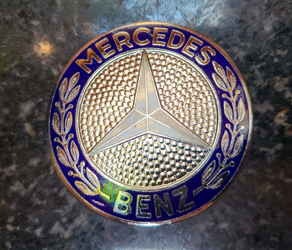 Mercedes hood emblem badge 230SL 250SL 280SL 1138170016 OEM W113 new nos pagoda