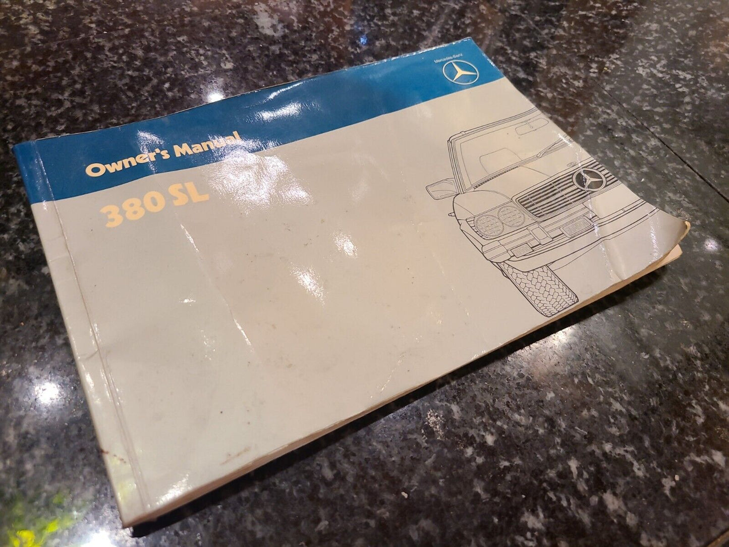 1985 Mercedes Benz 380SL Owner's Manual User Guide Convertible 1075840897 OEM